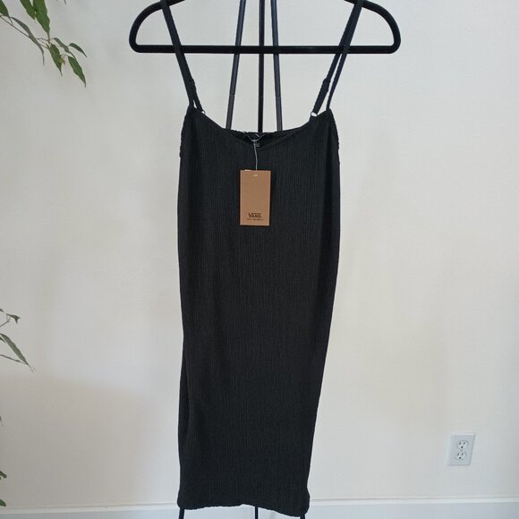 New Vans Black Benton Cami Dress - Picture 4 of 6
